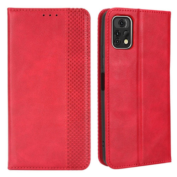 Bofink Vintage Umidigi A13 Pro Læder Etui - Rød Red
