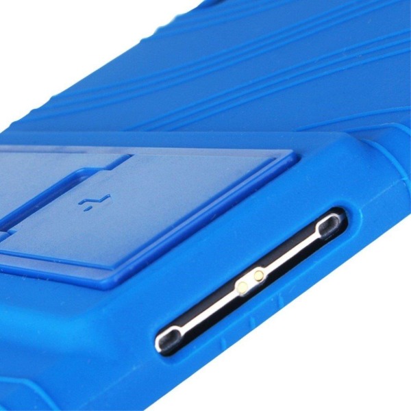 silikon slide-out kickstand design Fodral for Lenovo Tab M10 - L Lila