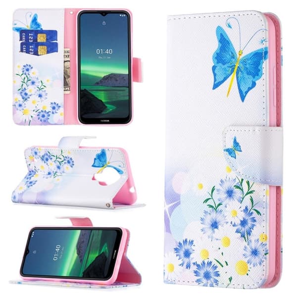 Wonderland Nokia 1.4 fodral -Rosa Rosa