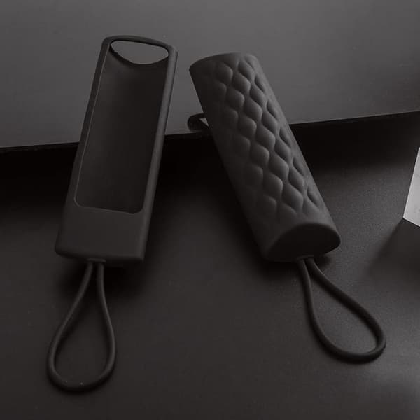 Amazon Fire TV Stick 4K silikonskydd nyckelband - Svart Svart