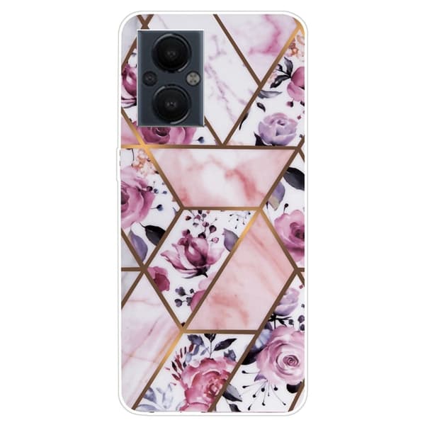 Marble OnePlus Nord N20 5G Suojakotelo - Elegant Roses Tile Multicolor