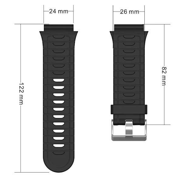 Garmin Forerunner 920XT Watch Strap Silicone Band with Spring Bar and Screwdriver - Red Red