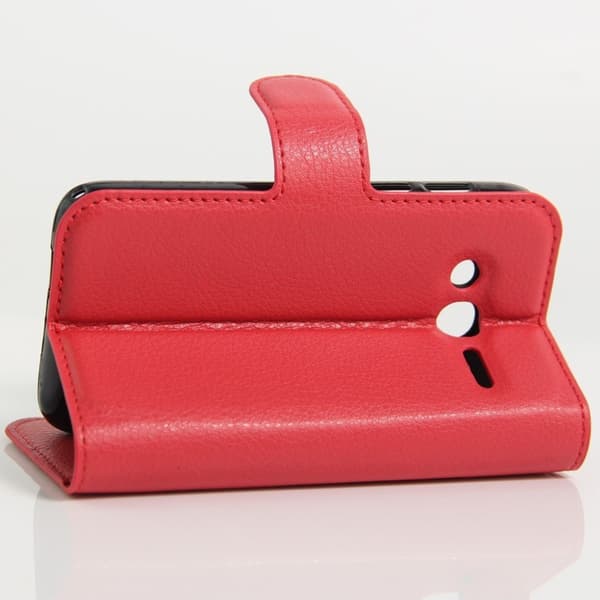 Mankell Alcatel OneTouch Pixi 4 (4) læder-etui med kortholder - Rød Red