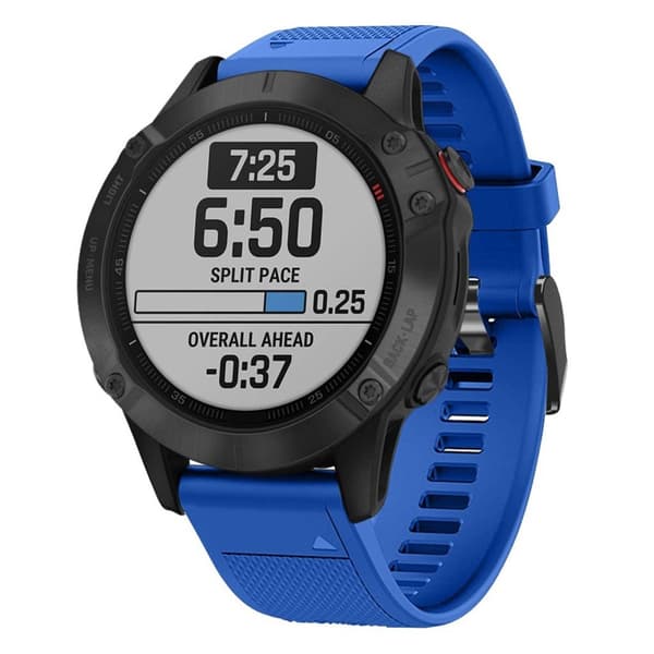 Garmin Fenix 5 klockarmband i silikon - Baby Blå Blå