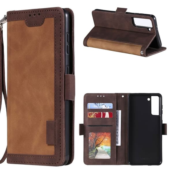 Surburbian Samsung Galaxy S21 flip etui - brun Brown