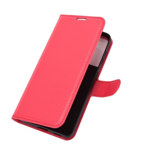 Classic Samsung Galaxy S21 Plus 5G flip kuoret - Punainen Red