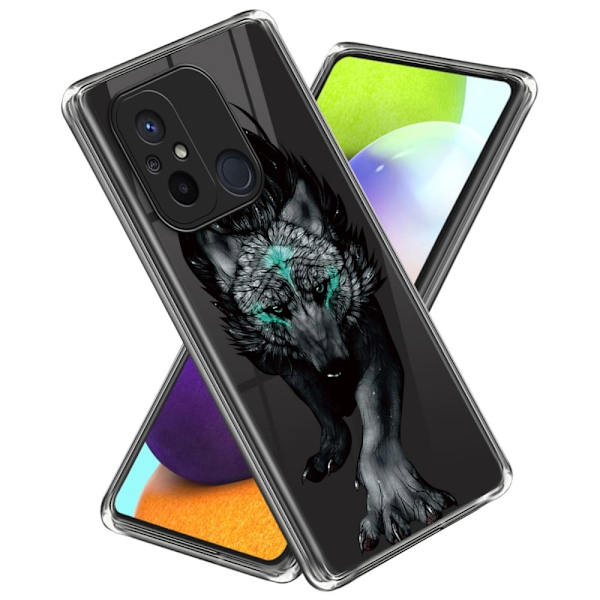 Deco Xiaomi Redmi 12C cover - Ulv Black