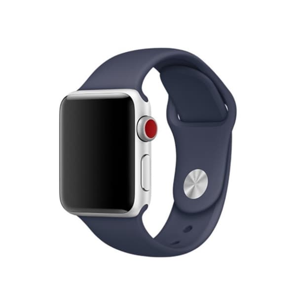Apple Watch Series 4 40mm Silikon Klokkereim - Natt Blå Blue