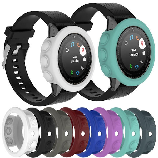 Garmin Fenix 5X / 5X Plus silikonöverdrag - Mörkblå Blå