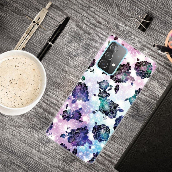 Deco Samsung Galaxy A72 5G kotelot - Kukka Kuvio Multicolor