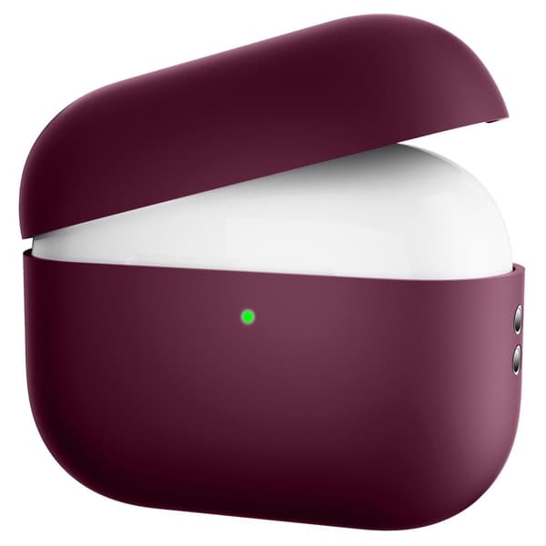 AirPods Pro 2 saranaton silikonikotelo - Viininpunainen Red