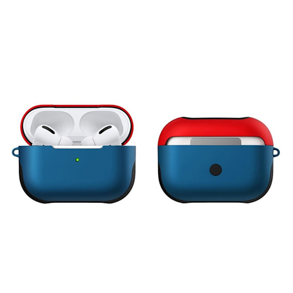 AirPods Pro-fodral - Röd / Blå Blå