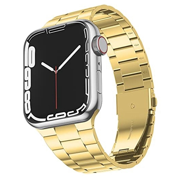 Apple Watch Series 8 (41 mm) urrem i rustfrit stål med aftagningsværktøj - Guld Gold