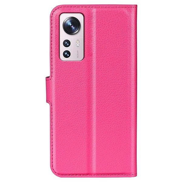 Classic Xiaomi 12 Lite flip kuoret - Ruusu Pink