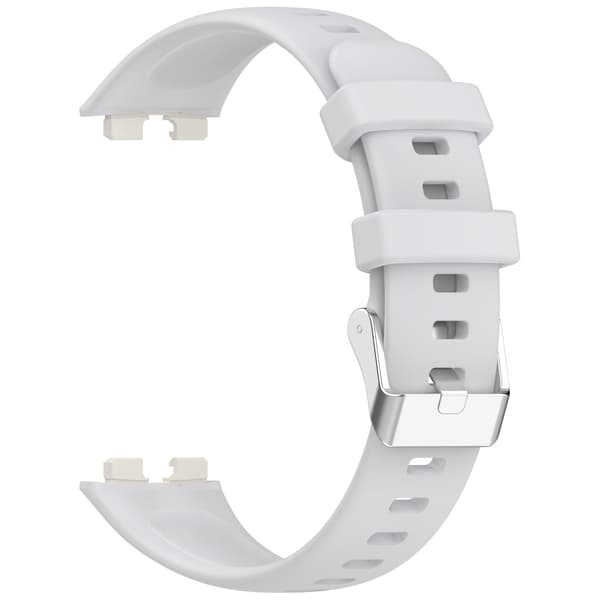 Silikonklokkerem Huawei Band 9 NFC / 9 / 8 NFC / 8 Justerbart armbånd - Grå Silver grey