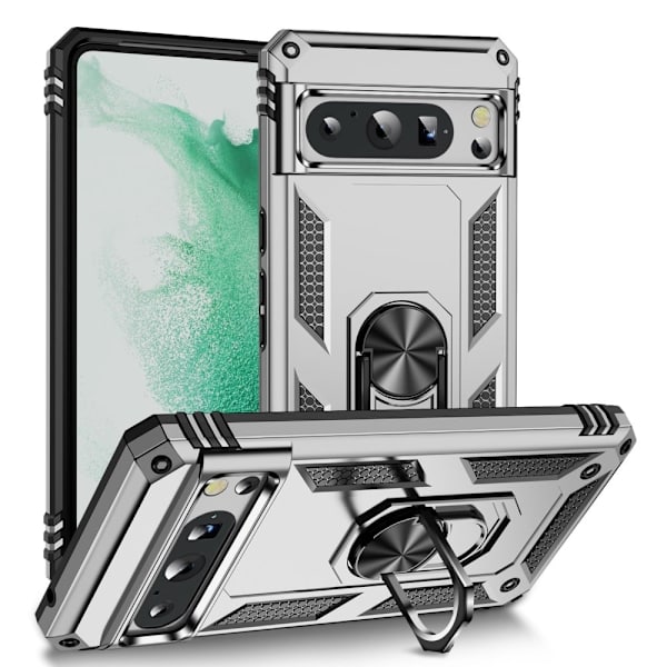 Bofink Combat Google Pixel 8 Pro skal - Silver/Grå Silvergrå
