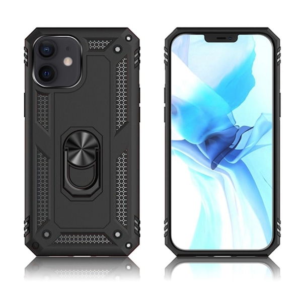 Bofink Combat iPhone 12 Pro / iPhone 12 kotelot - Musta Black