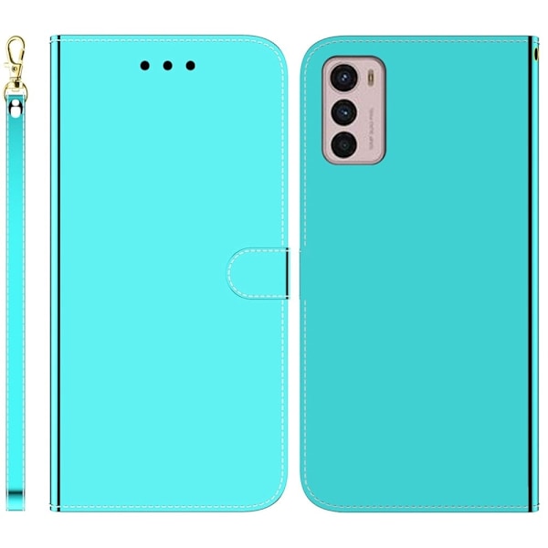 Mirror etui til Motorola Moto G42 - Blå Blue