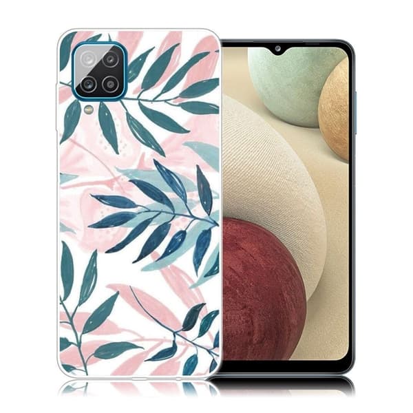 Deco Samsung Galaxy A12 5G kotelot - Vihreä Lehti Green
