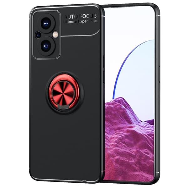 Ringo Etui OnePlus Nord N20 5G - Svart / Rød Red