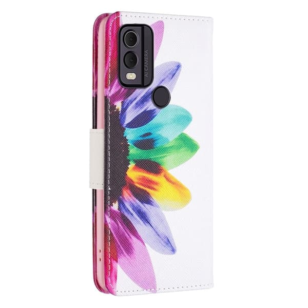 Wonderland Nokia C22 Flippetui - Solsikke Multicolor