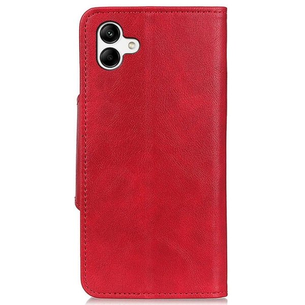 Alpha läder Samsung Galaxy A04 fodral - Röd Röd