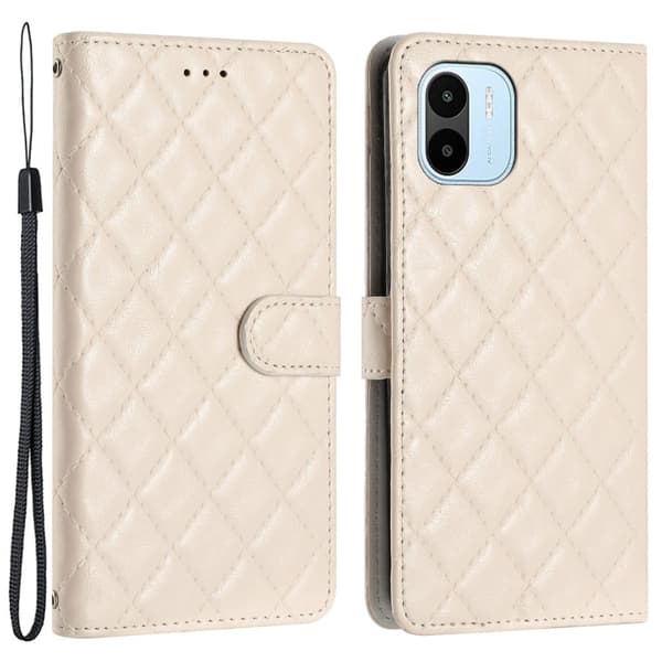 Funktionelt Xiaomi Redmi A2 / Xiaomi Redmi A1 rombe etui med pung White