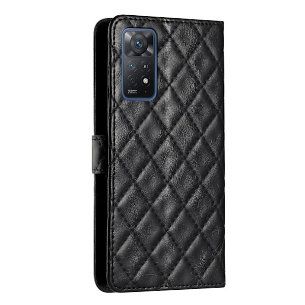 Funktionelt rombe etui med pung Black
