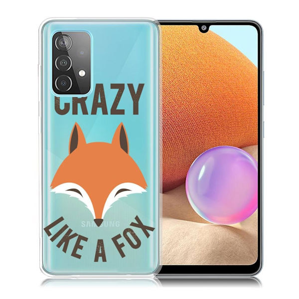 Deco Samsung Galaxy A32 Etui - Ræv Orange