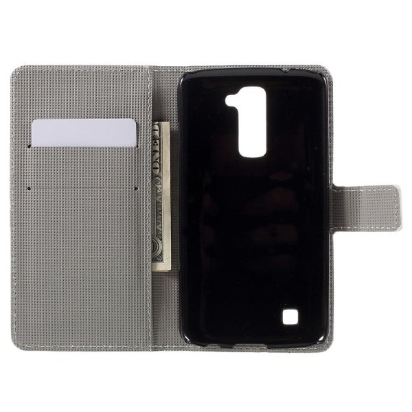 Hagerup LG K10 Nahkakotelo Korttitaskuilla - Hieno Katu Paletti Multicolor