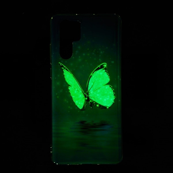 Butterfly läder Huawei P30 Pro fodral - Blå Blå