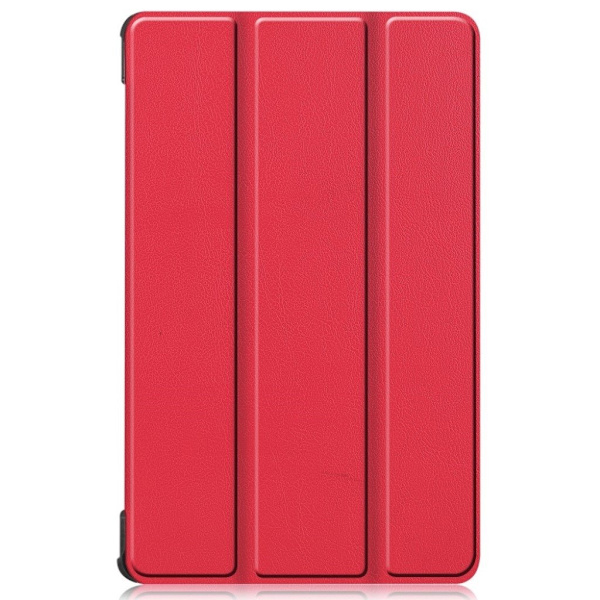 Lenovo Tab M8 Simple Trippelt Lær Flippetui - Rød Red
