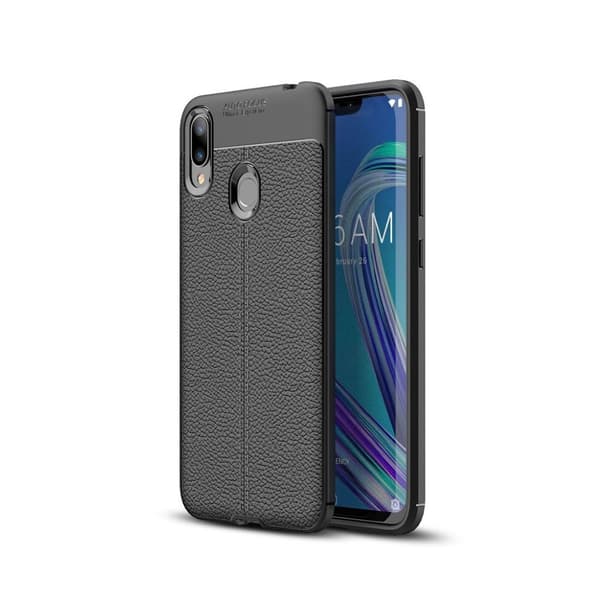 Asus ZenFone Max (M2) litsi suojakotelo - Musta Black