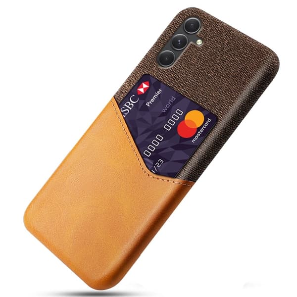 Bofink Samsung Galaxy A35 cover med kortholder - Orange Orange