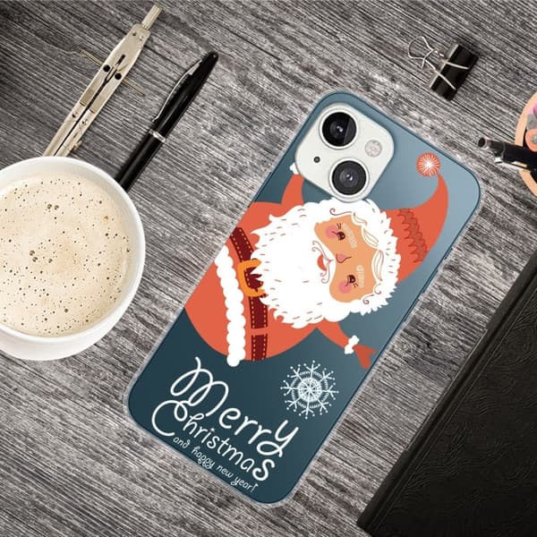 Julecover fleksibelt cover iPhone 13 mini 5.4 inch - Julemand Multicolor