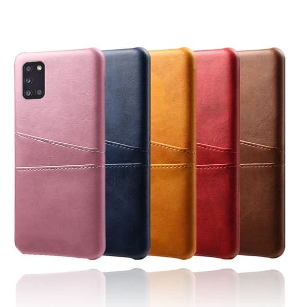 Dual Card etui - Samsung Galaxy A31 - Sort Black