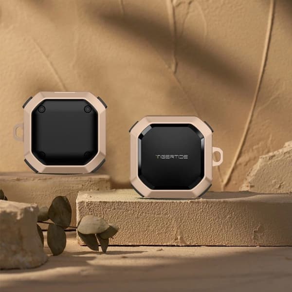 Samsung Buds Live gummibelagt etui - Guld Red