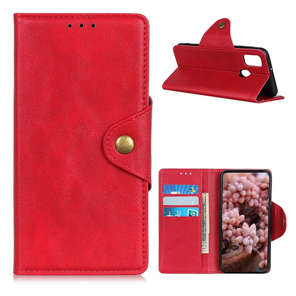 Alpha Samsung Galaxy M31 flip kotelot - Punainen Red