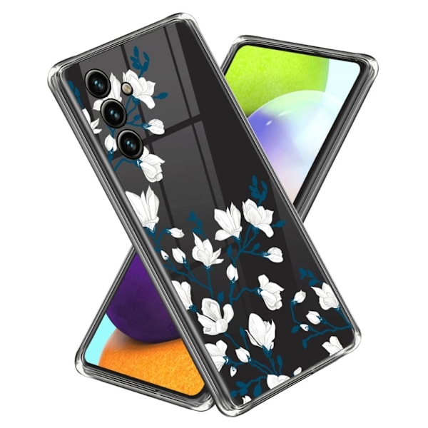 Deco Samsung Galaxy A34 5G skal - Magnolior Vit