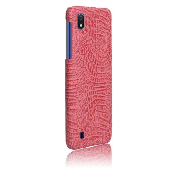 Croco Samsung Galaxy A10 cover - Lyserød Pink