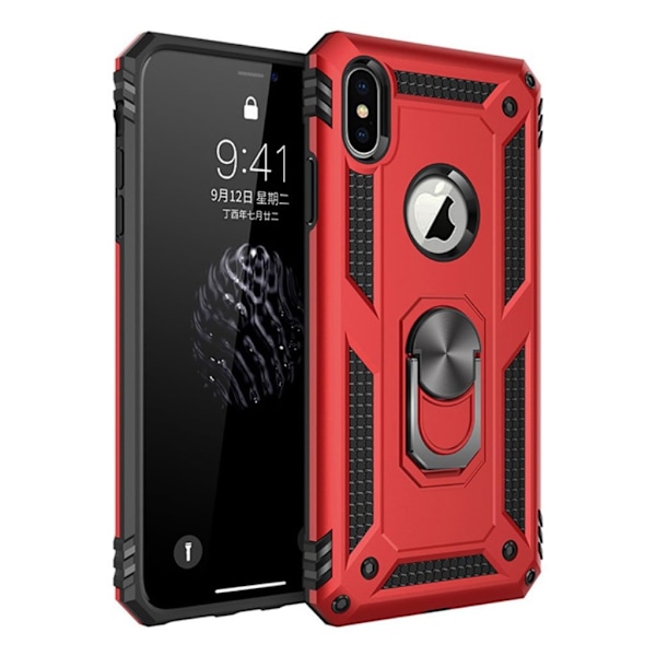 Bofink Combat iPhone XS kuoret - Punainen Red