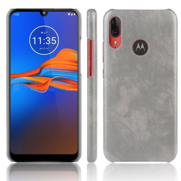 Prestige cover - Motorola Moto E6 Plus – Grå Silver grey