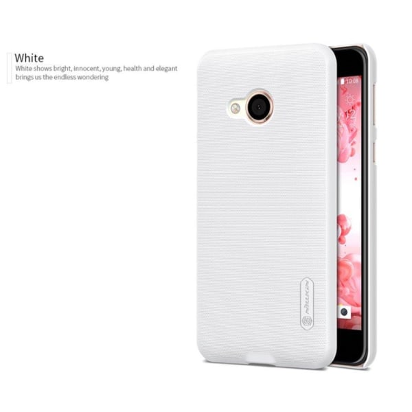 HTC U Play Beskyttende plastikcover - Hvid White