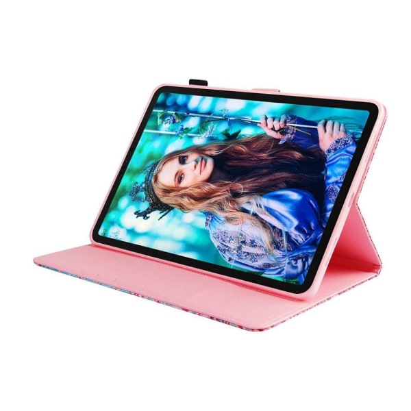 iPad Pro 11" (2018) mønstered læder flip etui - røde Blomster Red