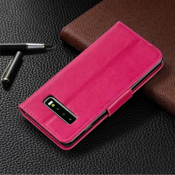 Butterfly Samsung Galaxy S10 veske - Rose Pink