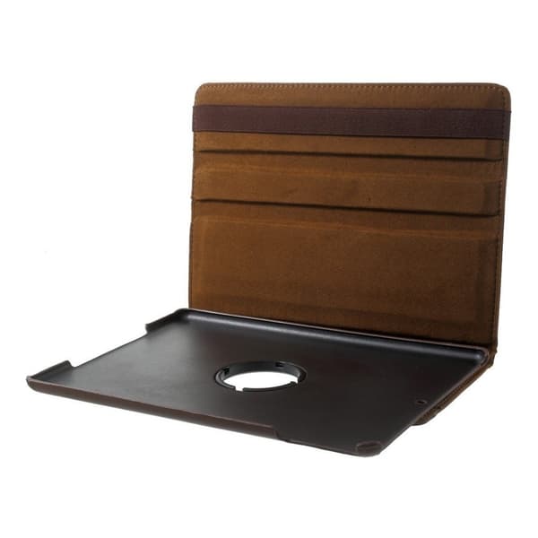 Ipad (2017) etui laget av plastikk og kunstlær - Brunt Brown