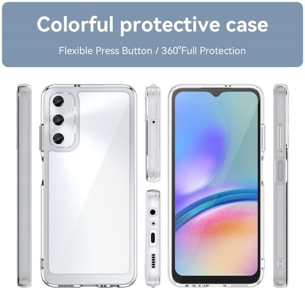 Samsung Galaxy A05s smart akryl cover - Transparent Transparent