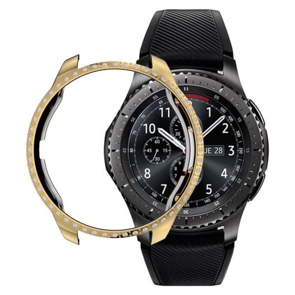 Samsung Galaxy Watch (42mm) rhinestone décor frame - Gold Guld