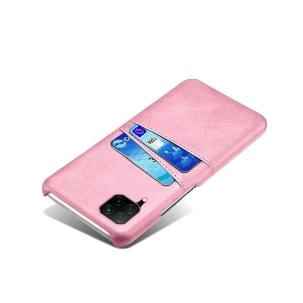 Dual Card kuoret - Huawei P40 Lite / Nova 6 SE - Ruusukulta Pink