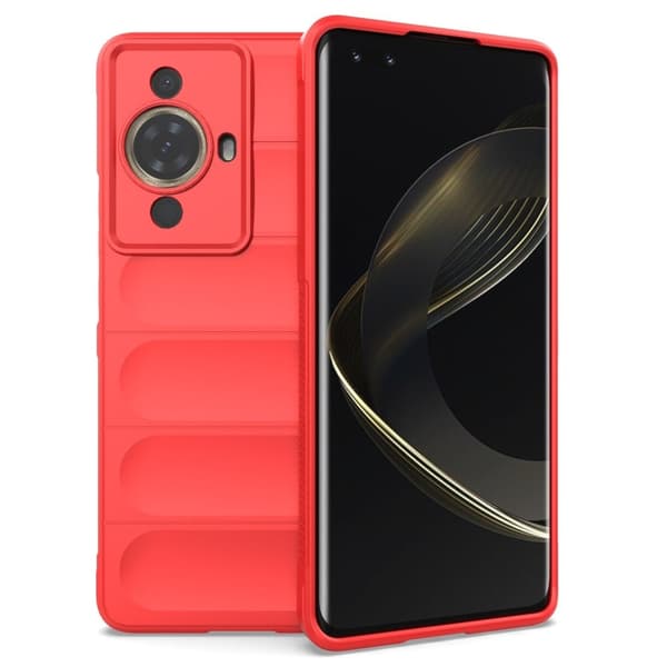Blødt grebsformet cover til Huawei Nova 11 Pro / Huawei Nova 11 Ultra - Rød Red
